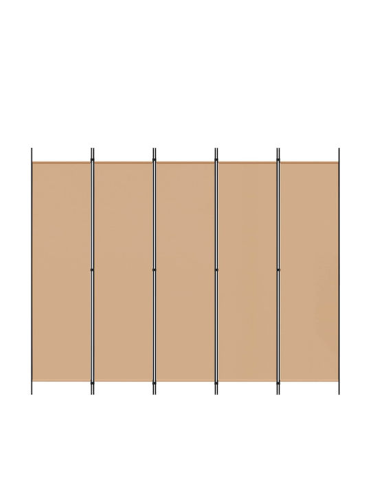 vidaXL Paravan Decorativ din Țesătură 250x200cm