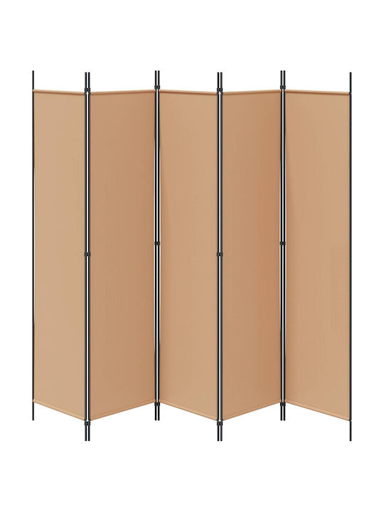 vidaXL Paravan Decorativ din Țesătură 250x200cm