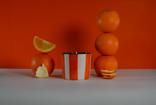 Ambientair Aromatisch Kerze in Gefäß mit Parfüm Orange 320gr