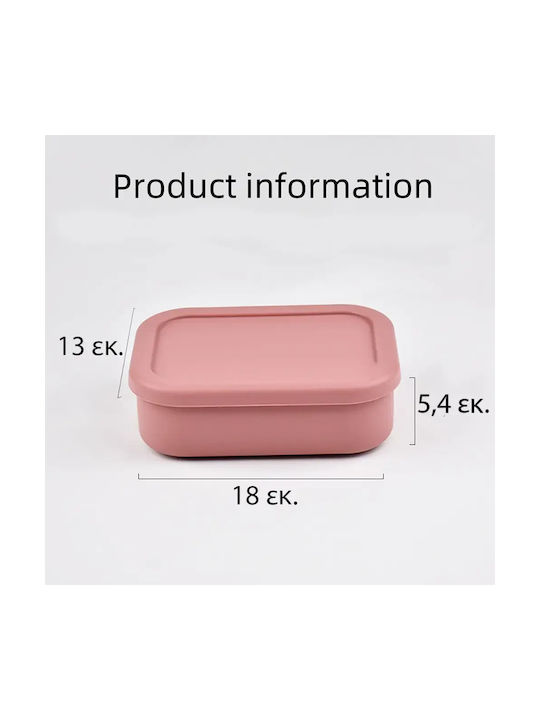 Cutie De Prânz Din Silicon 1l Roz