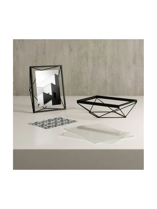 Umbra Prisma Wall Photo Frame Metallic with Black Frame 2 Pieces