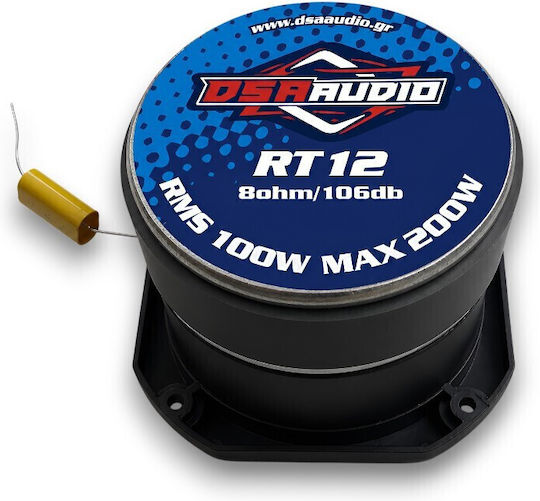 Dsa Audio Tweeter Αυτοκινήτου Στρογγυλό 106dB