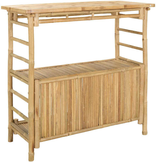 Masa Bar Exterior Din Bambus Natural 110x50x105cm