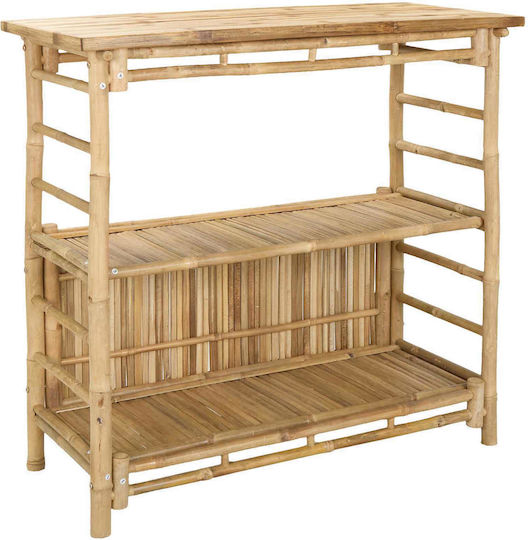 Masa Bar Exterior Din Bambus Natural 110x50x105cm
