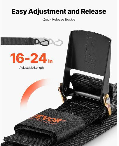 Vevor Ratchet Tie Down Straps 2x2ft Boat 2 Pieces Cyxjd2inch2fw3u4lv0