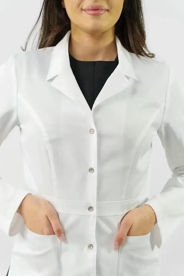 Masstex Geacă Medicală Unisex Alb