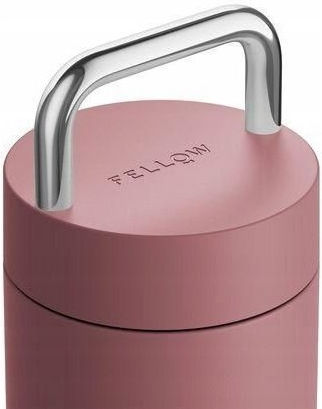 Fellow Handled Tumbler Thermos Stainless Steel BPA Free 591ml Desert Rose with Straw and Handle