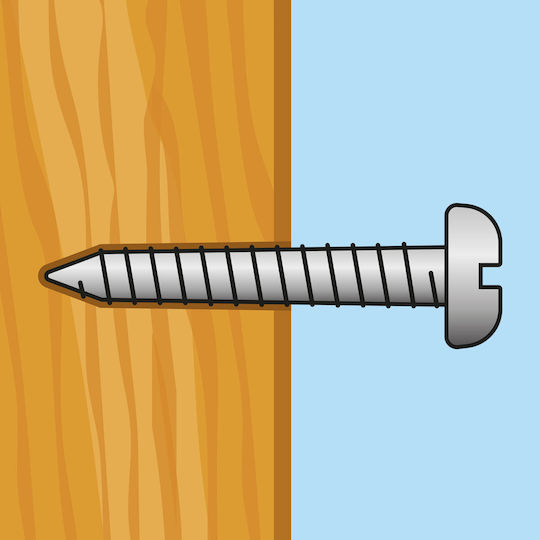Wood Screws Diameter M4.2 Length 16mm 80 Pieces