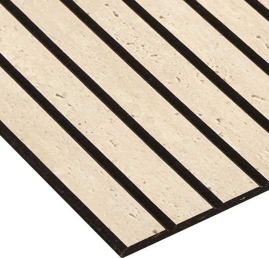3D Wall Panels Beige Self-Adhesive 30x30cm 2 Pieces