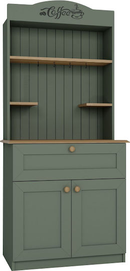 Lucas Boden Küchenschrank Grün 99x42x180cm