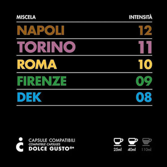 IL Caffe Italiano Capsule Espresso Compatibile cu Mașina Dolce Gusto 96caps