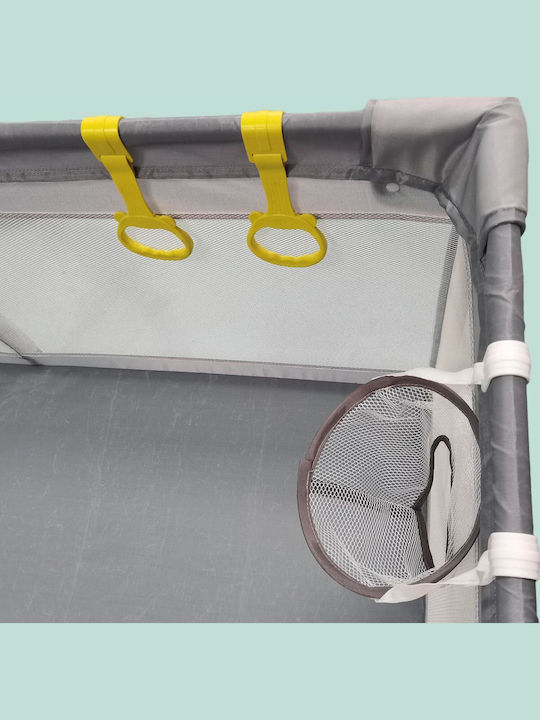 Relaxdays Playpen with Mattress Gray 150x150cm