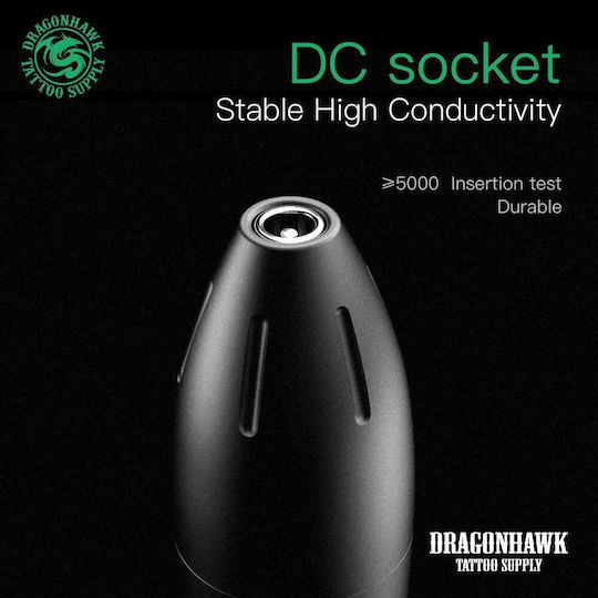 Dragonhawk Mast Pen Space Mașină Rotativă de Tatuat din Aluminiu Motor Japonez Cursă Reglabilă 2.8–3.5 Mm Ergonomic Compatibil cu Cartuș 6–9v Model Wq102-2