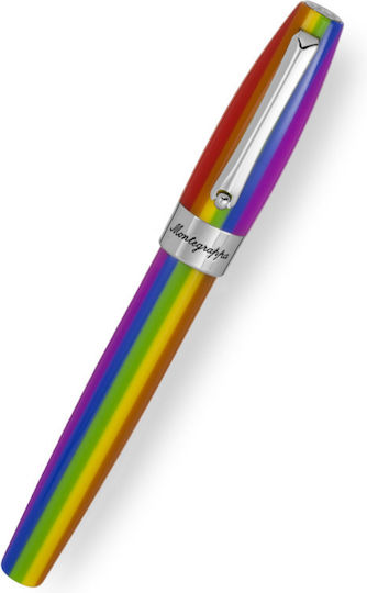 Montegrappa Fortuna Πένα Γραφής από Ατσάλι Rainbow