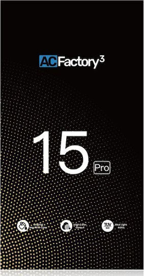 Екран FHD със сензорен механизъм за iPhone 15 Pro (Златист)