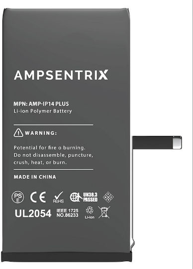 Ampsentrix Compatible Replacement Battery for iPhone 14 Plus