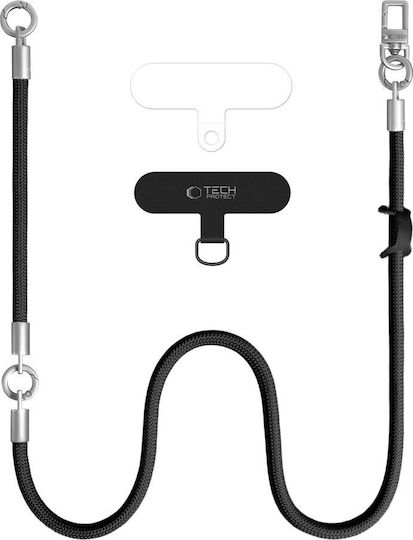 Tech-protect C10s Rope Crossbody & Wrist Black Titanium