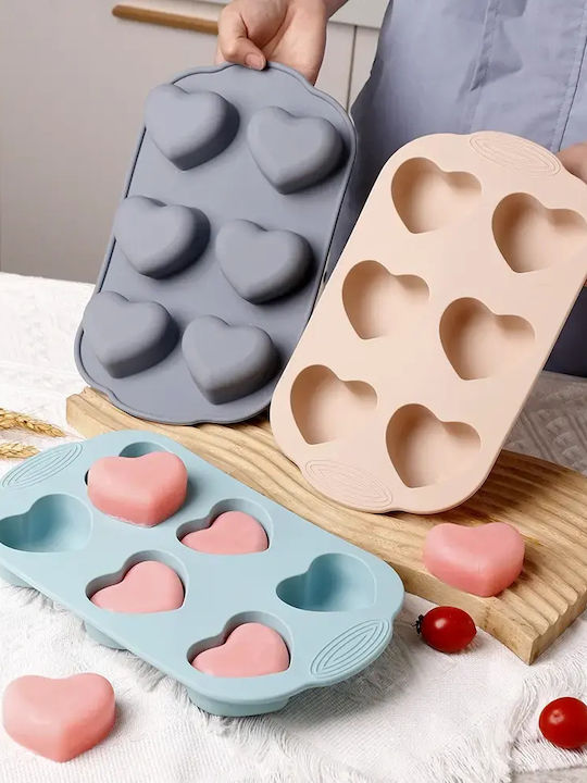 Φόρμα Σιλικόνης 3d Hearts