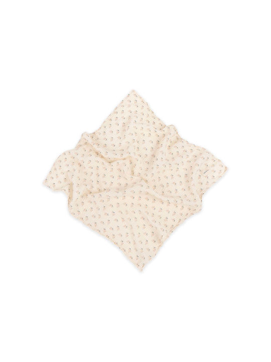 Nobodinoz Nursery Swaddling Blanket Wabi Sabi Beige 70x70cm