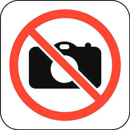 Sticker 12 X 12 Cm Preventa "no Photography"