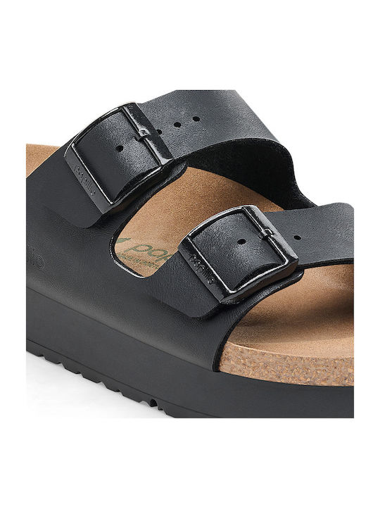 Arizona Γυναικεία Ανατομικά Σανδάλια Μαύρα Narrow Fit