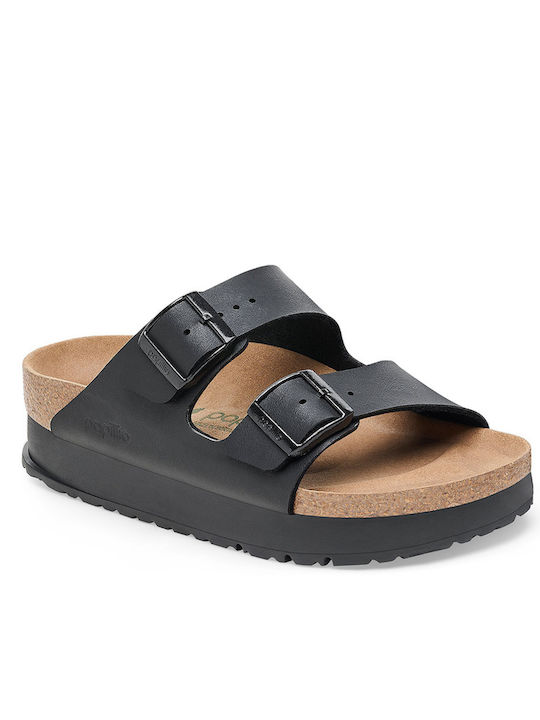 Arizona Γυναικεία Ανατομικά Σανδάλια Μαύρα Narrow Fit