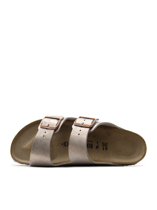 Arizona Women's Flat Sandals in Brown Color Narrow Fit