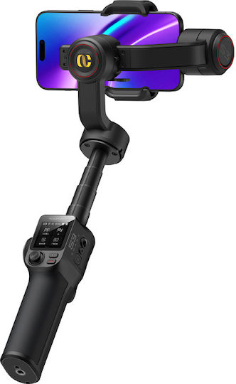 Aochuan S3 Dual Ai Gimbal Κινητού με 10 ώρες λειτουργίας Μαύρο