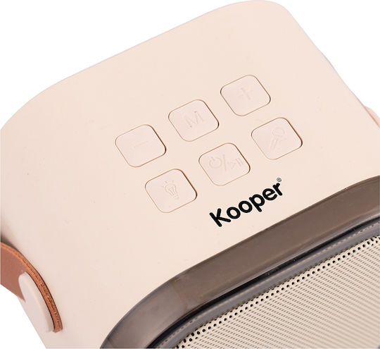 Kooper Ηχείο Karaoke με Ασύρματα Μικρόφωνα και Εφέ Φωτισμού 5925293 Ροζ