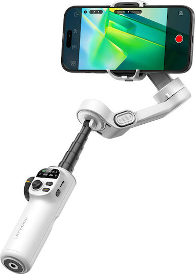 Aochuan X2 Standard Gimbal Κινητού με 2 ώρες λειτουργίας Λευκό
