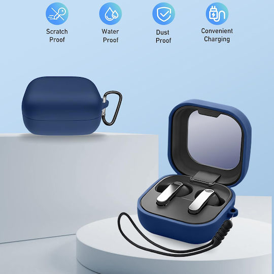 Techsuit Smooth Ultradünne Silikonhülle in Roter Farbe für Galaxy Buds4 / 4 Pro