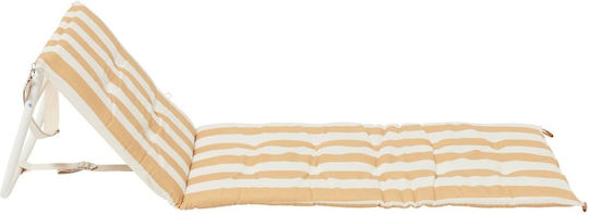 Sunnylife Mango Bay Beach Sunbed Yellow Foldable