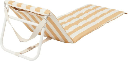 Sunnylife Mango Bay Beach Sunbed Yellow Foldable