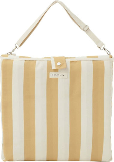 Sunnylife Mango Bay Beach Sunbed Yellow Foldable