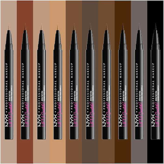 NYX Professional Makeup Lift & Snatch Pen for Eyebrows 10 Black