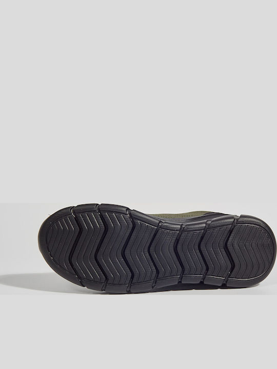 Stoff Herren Slip-Ons Grüne