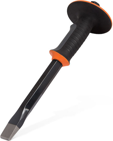 Dălți Metalice Cold Chisel Lățime 350 Mm Lamă 25 Mm Mâner Ergonomic Scut Protector Oțel Aliat