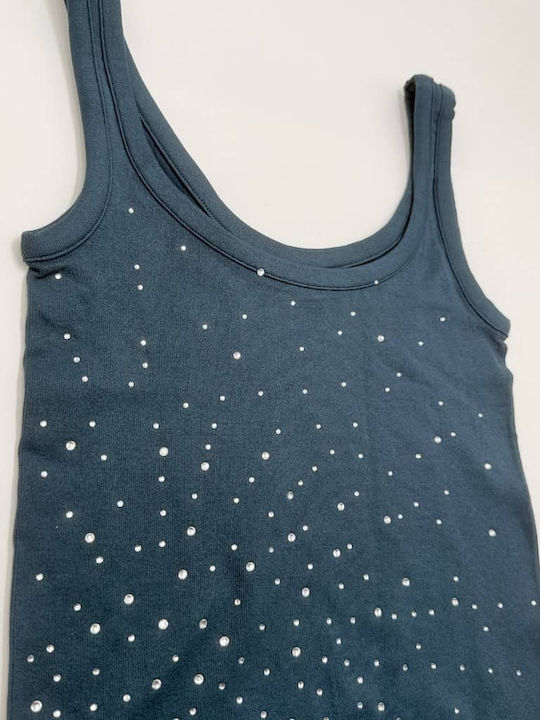 Sleeveless Petrol Women's Tank Top