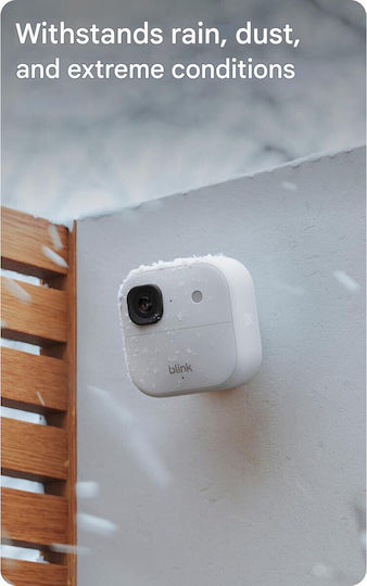 Blink B0F95XWPJ2 IP Überwachungskamera Full HD+ 4MP Wasserdicht Batterie mit Zwei-Wege-Kommunikation