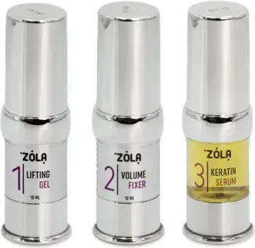 Zola Brow & Lash Lamination System Eyebrow Makeup Set 3 Pieces