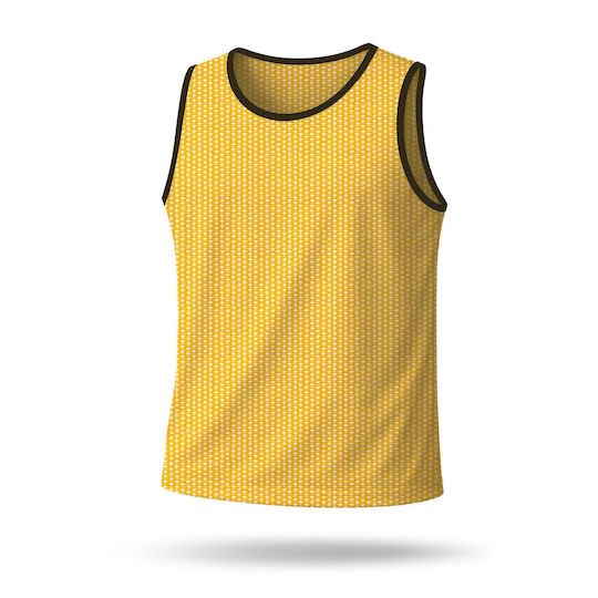 Team reinforced bibs Amila Yellow