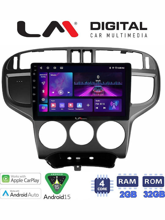 LM Digital Автомобилна Аудио Система За Hyundai Matrix 2001 > 2011 Bluetooth USB Вграден Wi-Fi GPS Apple CarPlay