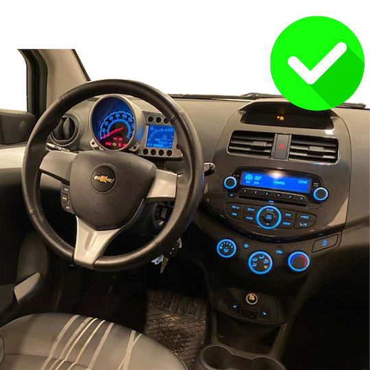 Carmedia Ηχοσύστημα Αυτοκινήτου για Chevrolet Spark 2009-2015 (Bluetooth/USB/WiFi/GPS/Apple-Carplay/Android-Auto) με Οθόνη Αφής 9"