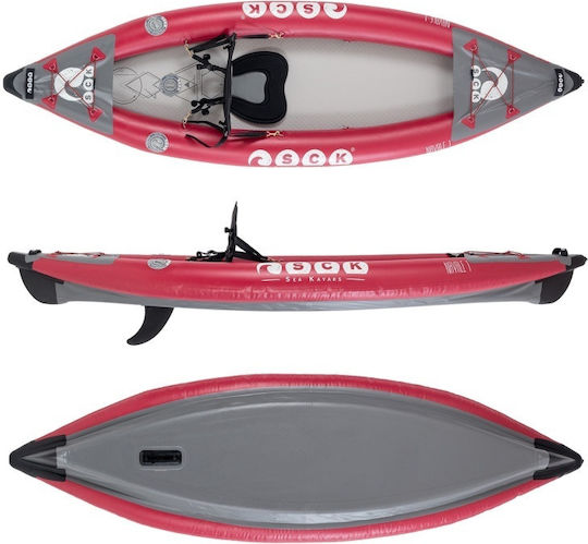 SCK NAVALE 1 0202-9549 Plastic Sea Kayak 1 Person Red