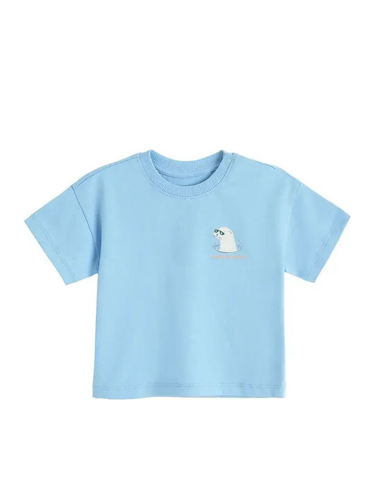 Kids Clothing Set with Shorts Summer 2 Pieces Light Blue
