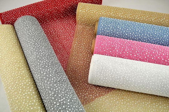 LiebeQueen Cotton Decoration Fabric 50x500cm Gray