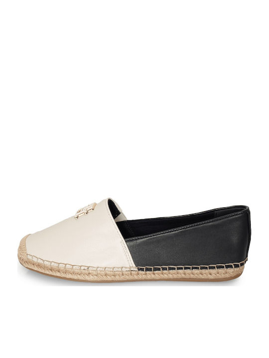 Espadrile de Damă din Piele în Culoare Neagră