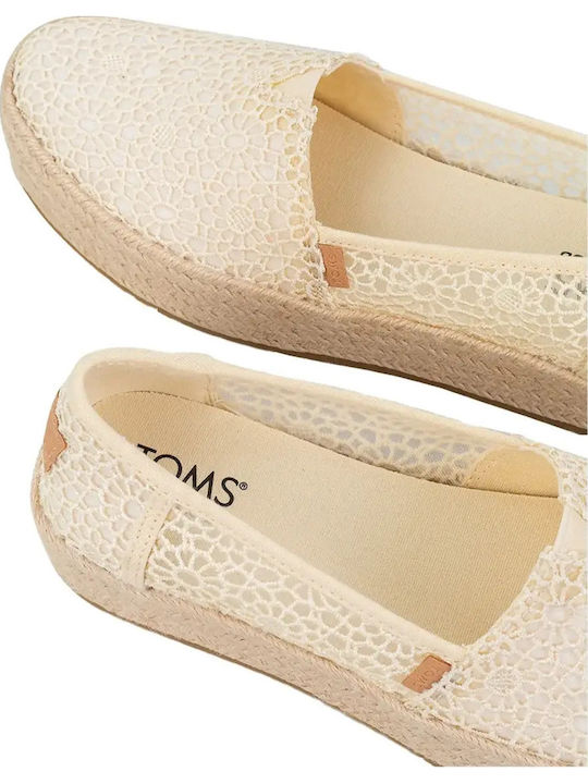 Valencia Women's Fabric Espadrilles Beige