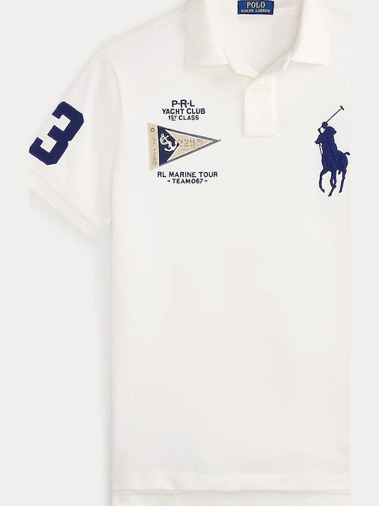 Polo Short Sleeve White Blouse