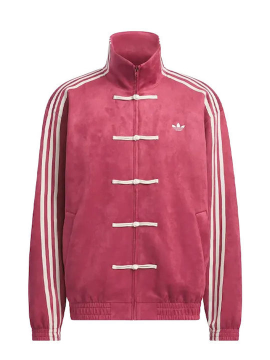 Collegiate Damen Sport Jacke Burgunder
